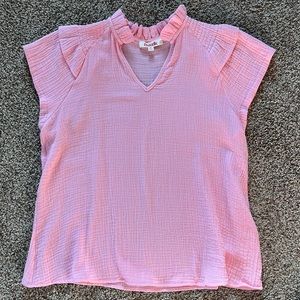 Boutique pink summer top